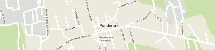 Mappa della impresa bar centro a PONDERANO