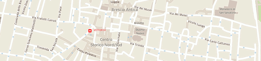 Mappa della impresa duomo chiesa cattedrale a BRESCIA