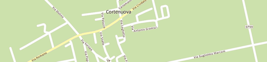 Mappa della impresa defendi giuseppe a CORTENUOVA