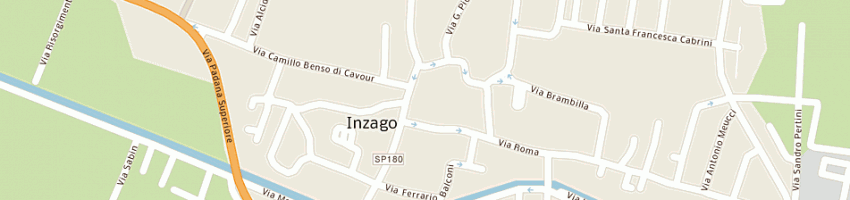 Mappa della impresa banca di credito cooperativo di inzago scrl a INZAGO