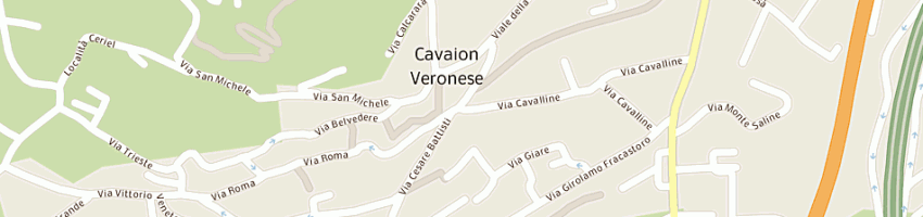 Mappa della impresa venus di besemer gabriele iris a CAVAION VERONESE