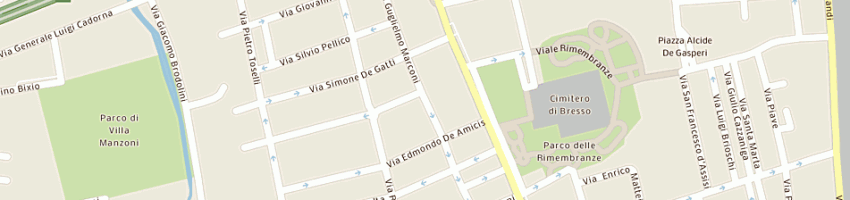 Mappa della impresa citygest srl a BRESSO