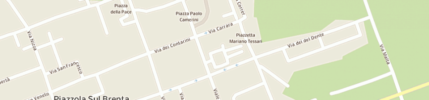 Mappa della impresa infortunistica stradale euro veneta filippo a PIAZZOLA SUL BRENTA