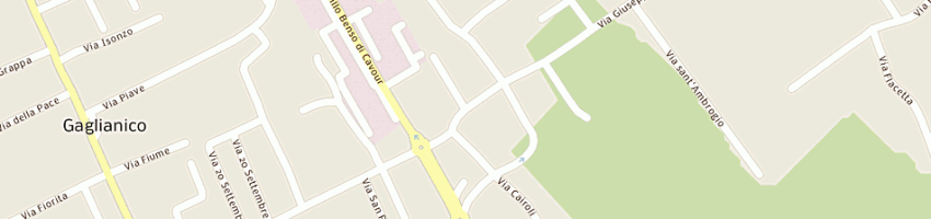 Mappa della impresa novacar srl a GAGLIANICO