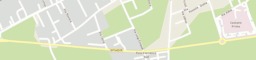 Mappa della impresa jomini gru(snc) a CASTANO PRIMO