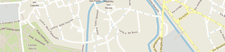 Mappa della impresa municipio di vicenza a VICENZA