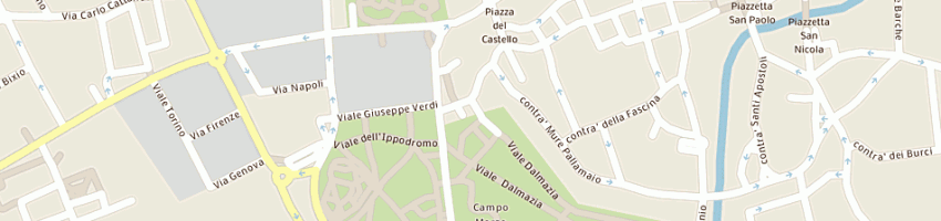 Mappa della impresa fiorentino comm giuseppe srl a VICENZA