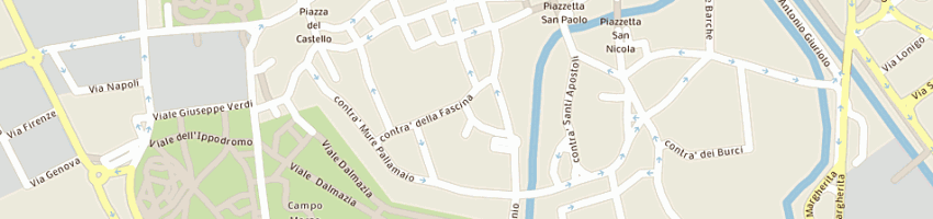 Mappa della impresa piazzetta bruno a VICENZA