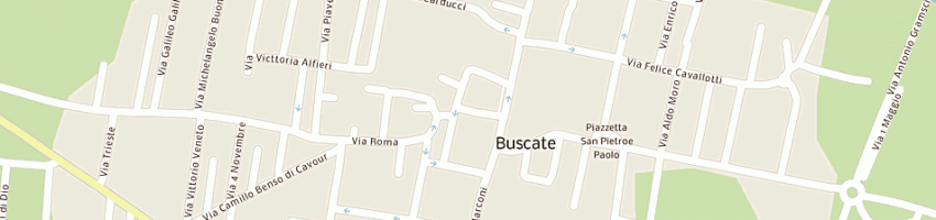 Mappa della impresa municipio a BUSCATE