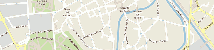 Mappa della impresa beniero benito a VICENZA