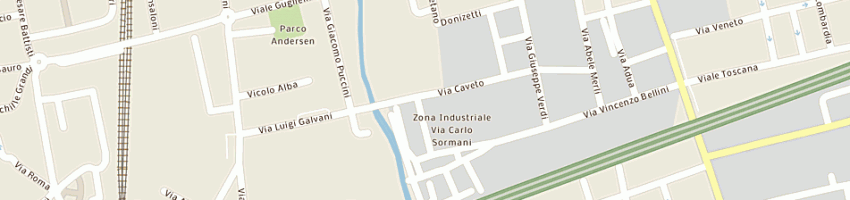 Mappa della impresa comal chips snc di rodoni giovanni e c a CUSANO MILANINO