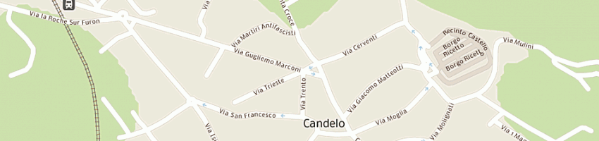 Mappa della impresa berzero arnaldo a CANDELO