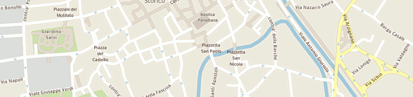 Mappa della impresa fantasie di marzola antonella e fornasier patrizia a VICENZA