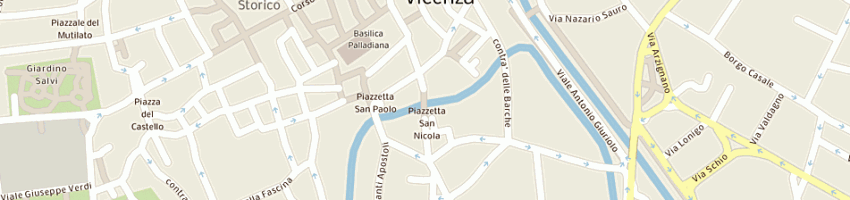 Mappa della impresa orlando franco a VICENZA