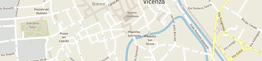 Mappa della impresa catalano antonino a VICENZA