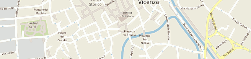 Mappa della impresa caffetteria bar pigafetta a VICENZA