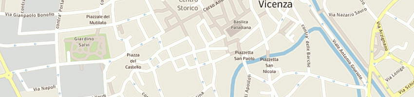 Mappa della impresa parrucchiere fedele a VICENZA