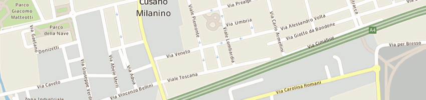 Mappa della impresa maggioni stefano a CUSANO MILANINO