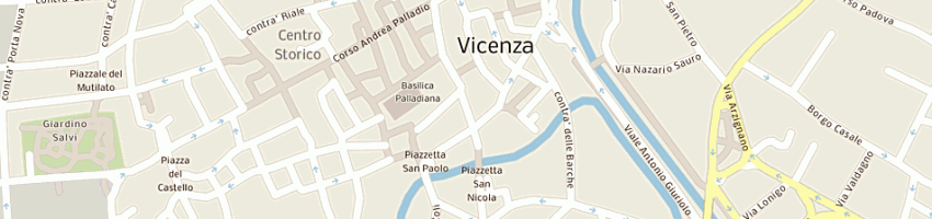 Mappa della impresa prefettura di vicenza a VICENZA