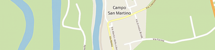 Mappa della impresa santinello leopoldo a CAMPO SAN MARTINO