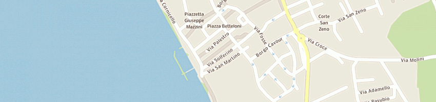 Mappa della impresa bar pizzeria gelateria cristallo a BARDOLINO