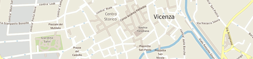 Mappa della impresa dase centro data services (srl) a VICENZA