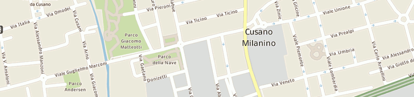 Mappa della impresa seri g snc di giuzzi ivano e enzo a CUSANO MILANINO
