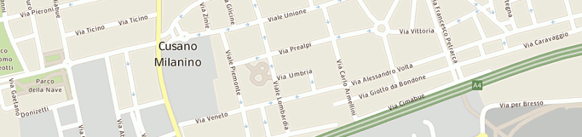 Mappa della impresa studio ingfiano a CUSANO MILANINO