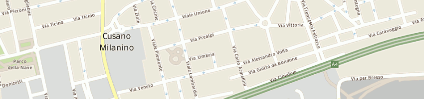 Mappa della impresa cartoleria il trifoglio a MILANO