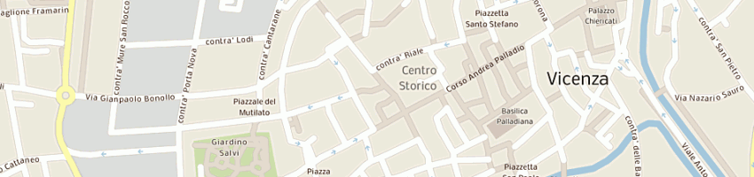 Mappa della impresa sirio srl a VICENZA