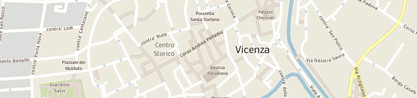 Mappa della impresa i casarotto parrucchieri di romio veronica a VICENZA