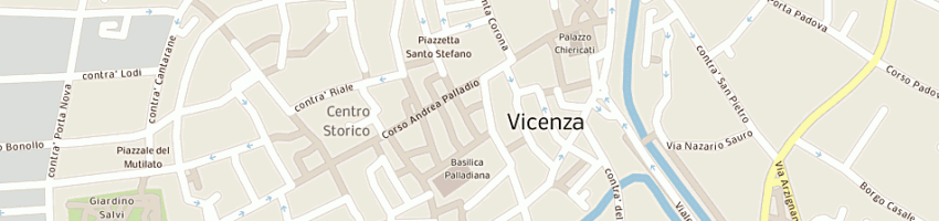 Mappa della impresa la cantinetta srl a VICENZA