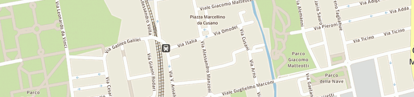 Mappa della impresa grioni giuseppe a CUSANO MILANINO
