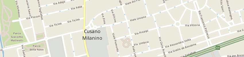 Mappa della impresa marea consulting srl a CUSANO MILANINO