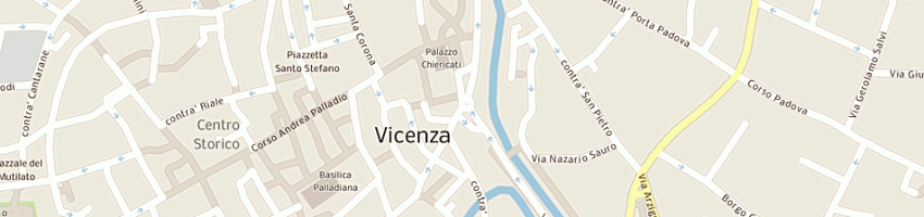 Mappa della impresa museo civico a VICENZA