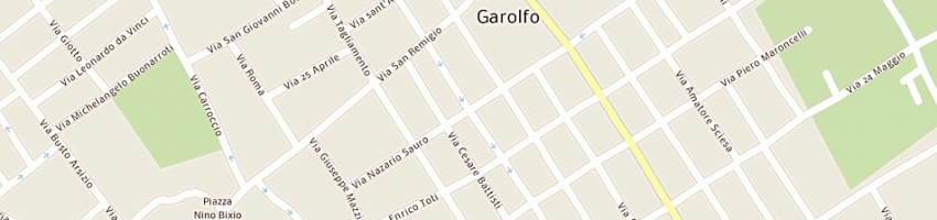 Mappa della impresa borsani arredamenti (srl) a BUSTO GAROLFO