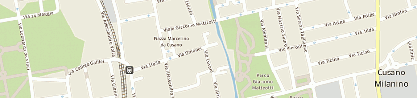 Mappa della impresa pellicceria di mustari aldo a CUSANO MILANINO