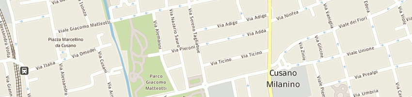 Mappa della impresa camera confederale del lavoro a CUSANO MILANINO