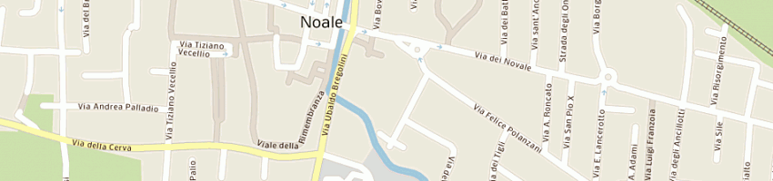 Mappa della impresa carabinieri a NOALE