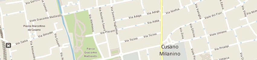 Mappa della impresa azienda speciale farmacia comunale a CUSANO MILANINO