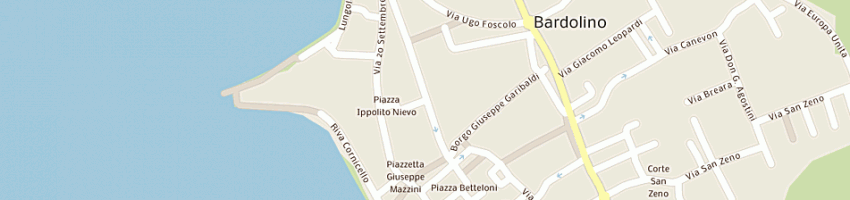 Mappa della impresa la bottega della cornice snc di dalla piazza cristian e nadia a BARDOLINO