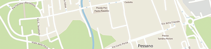 Mappa della impresa castel srl a PESSANO CON BORNAGO