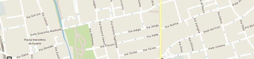 Mappa della impresa rist pizz elite di leonetti nunzia a CUSANO MILANINO