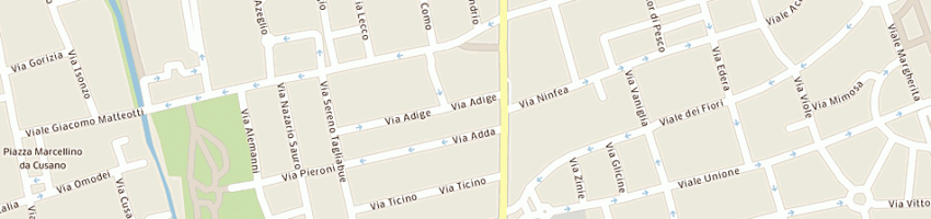 Mappa della impresa service point di cozzi antonio a MILANO