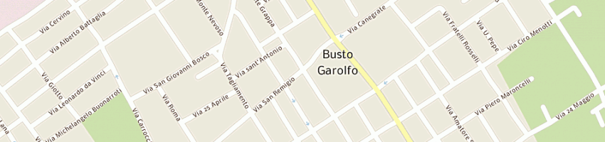 Mappa della impresa panificio pisoni di gervi carla paola a BUSTO GAROLFO