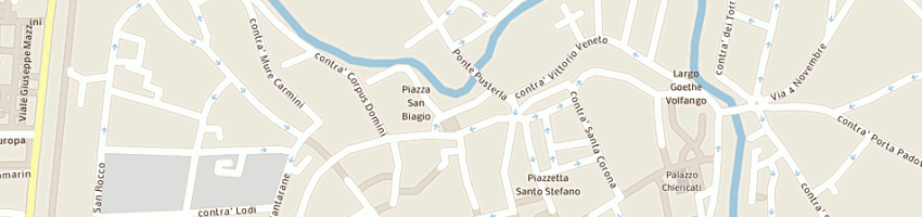 Mappa della impresa rigo mario a VICENZA