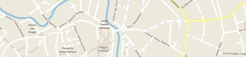 Mappa della impresa giox italiana di xodo marco a VICENZA