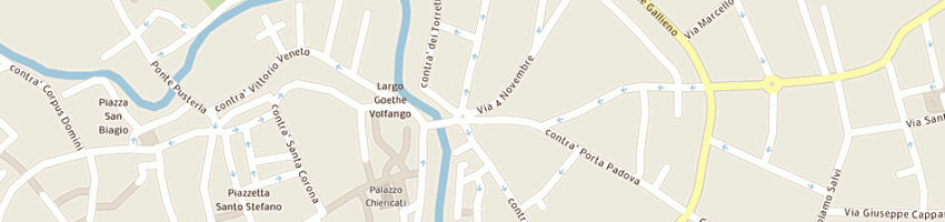 Mappa della impresa tipografia la grafica veneta a VICENZA
