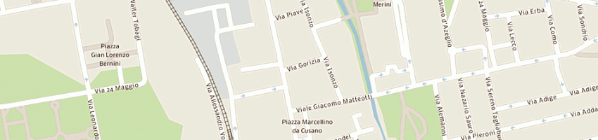 Mappa della impresa punto luce sas a MILANO