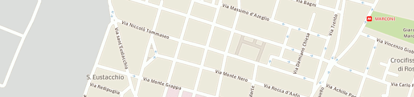 Mappa della impresa pizzeria take away di eskandar g e c (snc) a BRESCIA